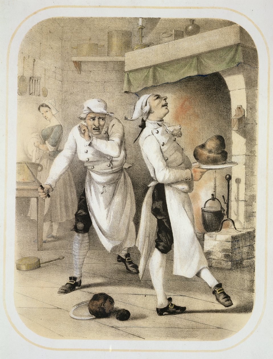 Envy in the Kitchen, from a Series of Prints Depicting the Seven Deadly Sins, c.1850 by Louis Leopold Boilly