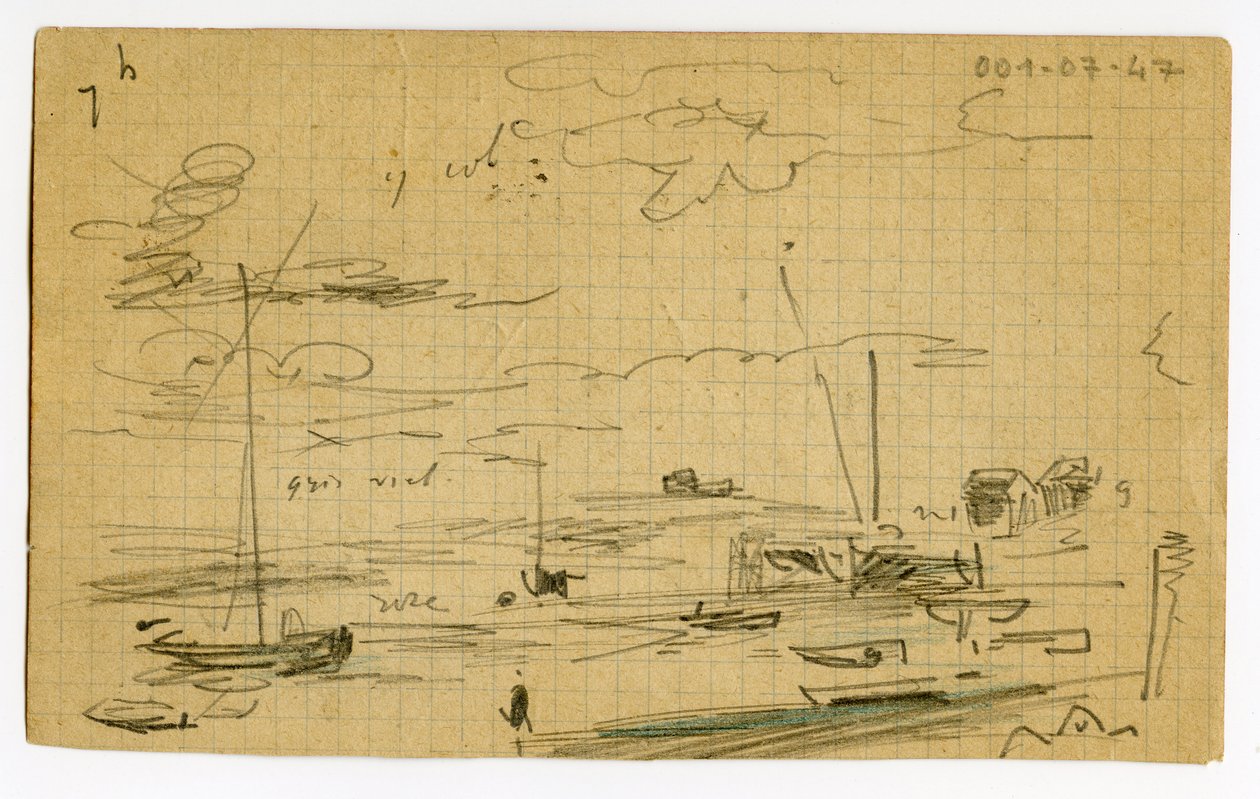Drawing by Louis Marie Faudacq