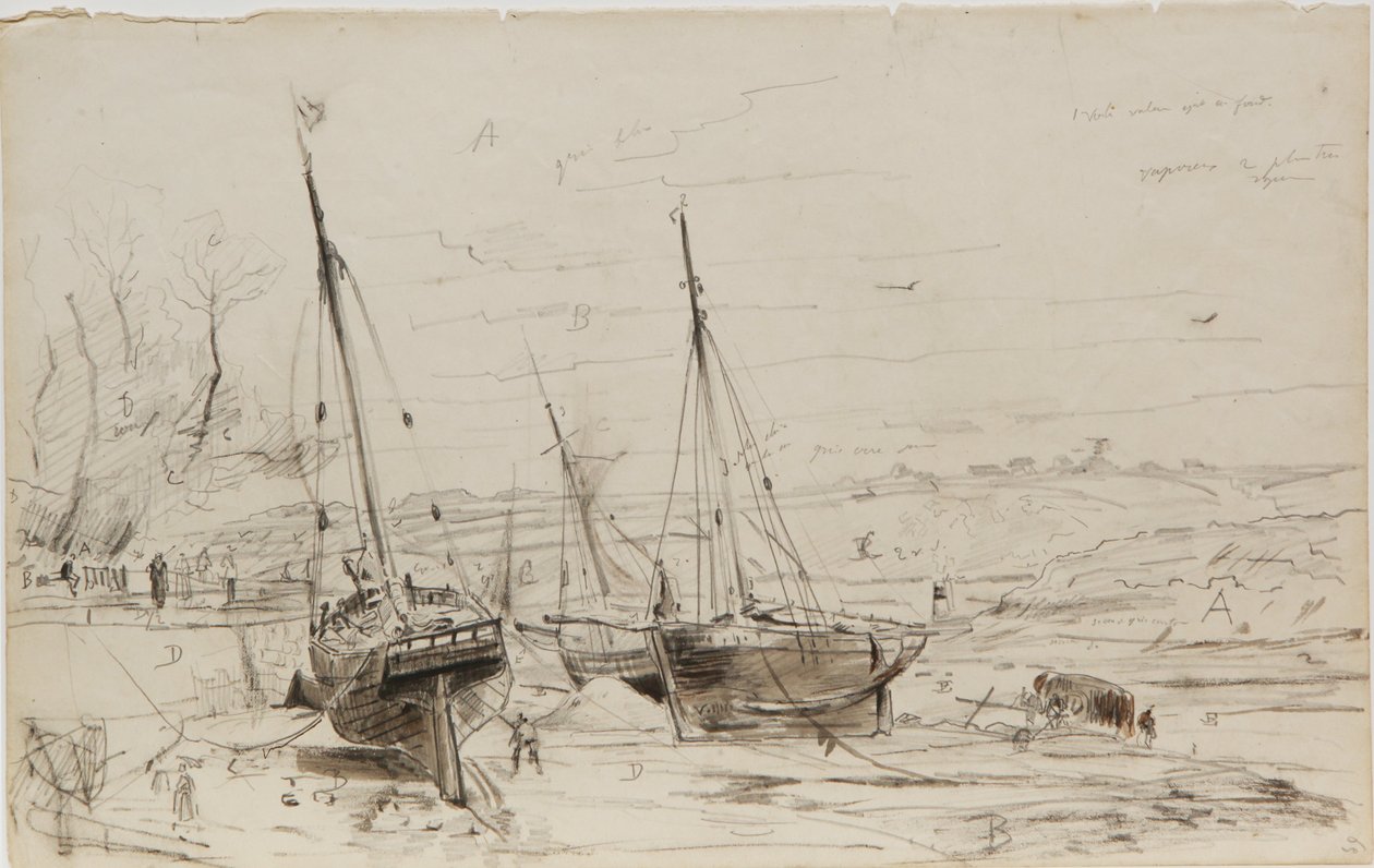 Drawing by Louis Marie Faudacq