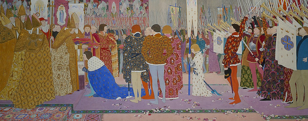 The Crowning at Reims of the Dauphin, from Joan of Arc Series (1907) by Louis Maurice Boutet de Monvel