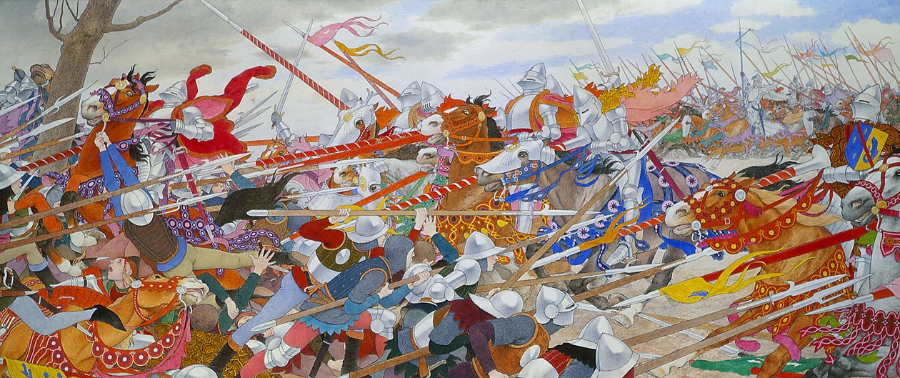 The Turmoil of Conflict, from Joan of Arc Series D, c.1905-11 by Louis Maurice Boutet de Monvel
