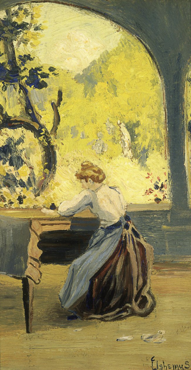Verandah in Spring by Louis Michel Eilshemius