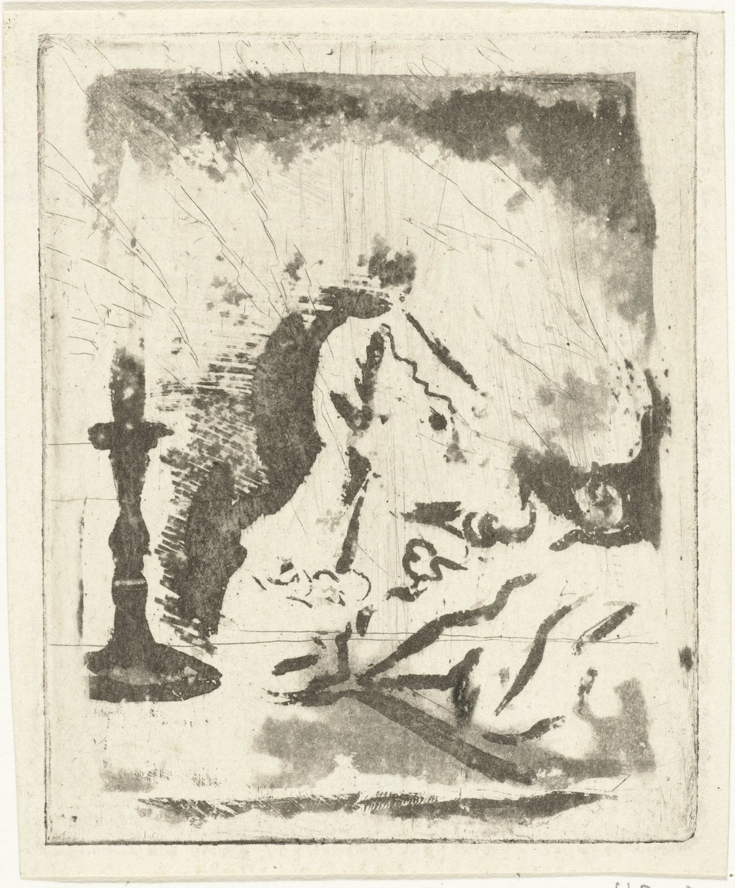 Study Sheet with Candlestick by Louis Bernard Coclers