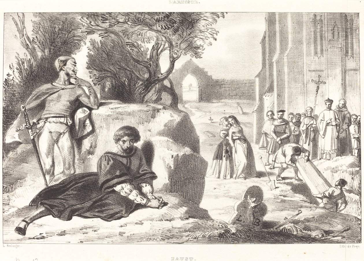 Scenes from Faust by Louis Candide Boulanger