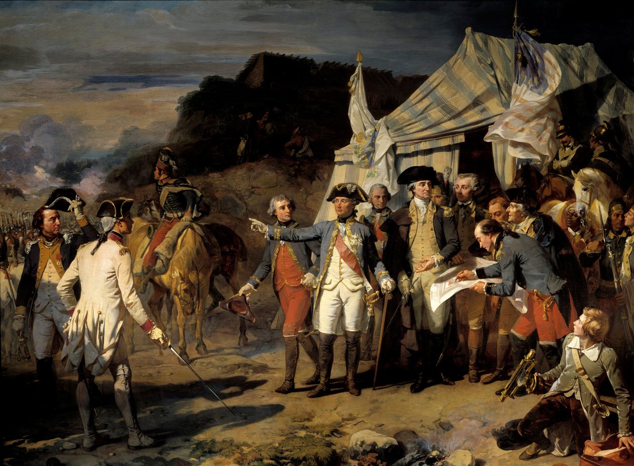 The Siege of Yorktown by Louis Charles Auguste Couder