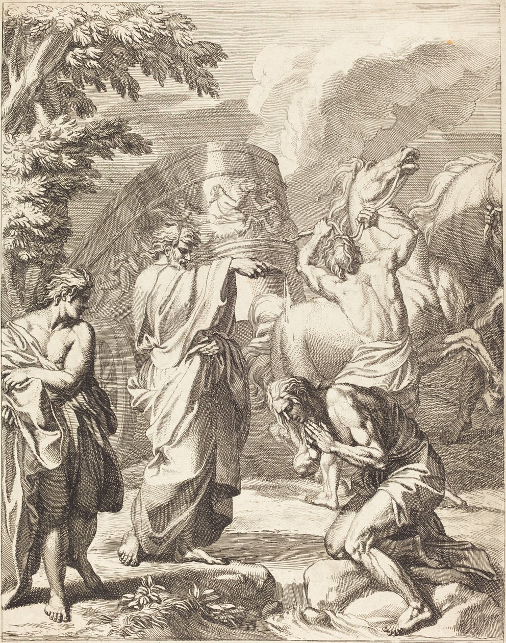Baptism of the Eunuch by Louis Cheron