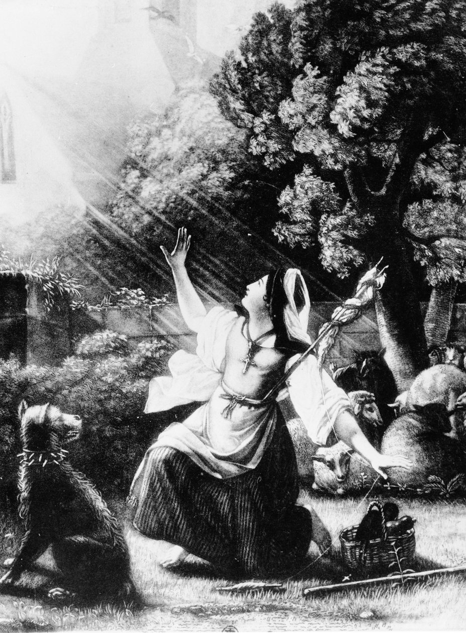 The Inspiration of Joan of Arc by Louis Ducis