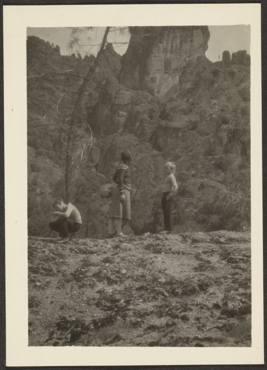 Figures in Mountain Landscape by Louis Fleckenstein