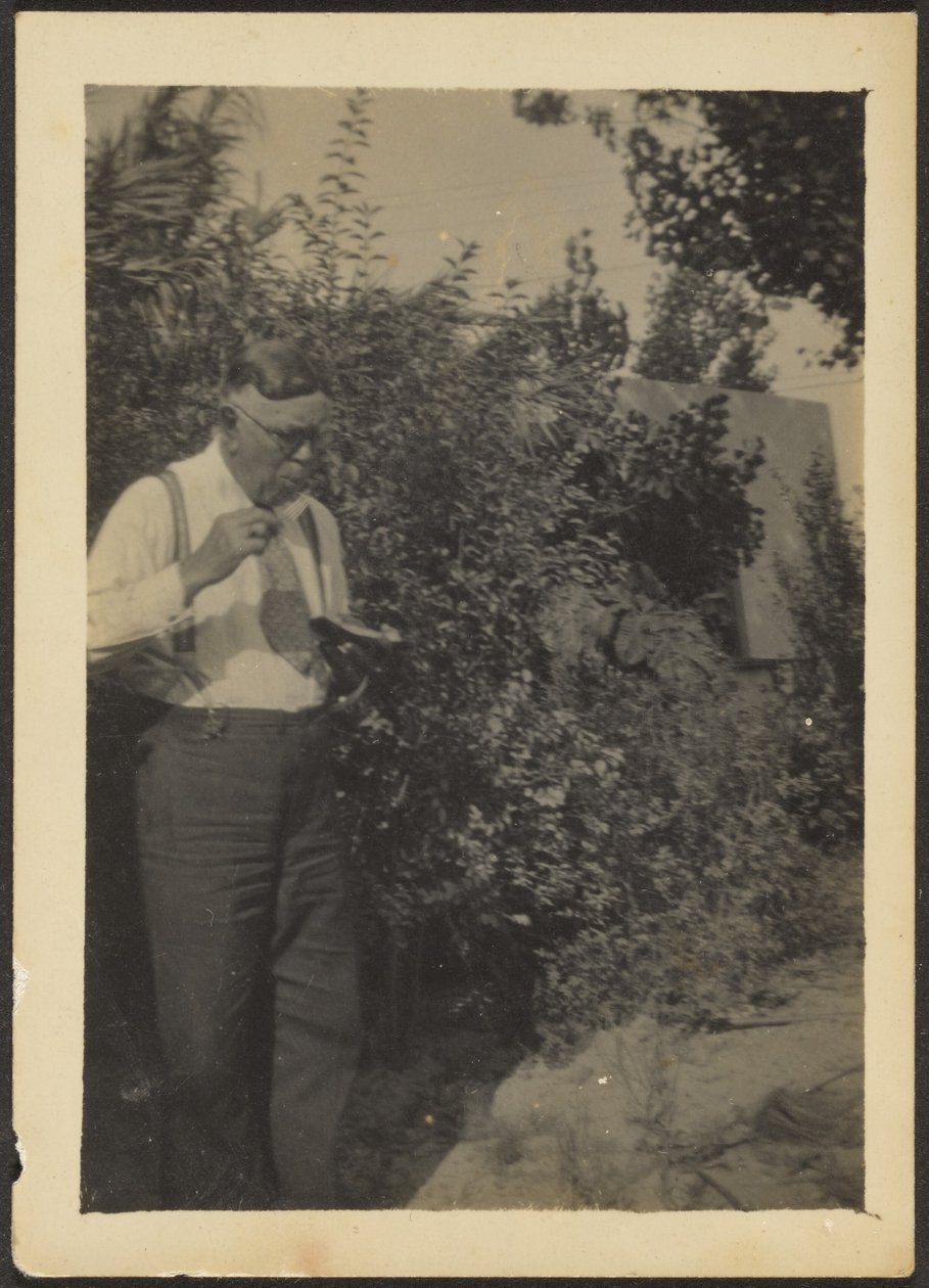 Fleckenstein Eating in a Garden by Louis Fleckenstein