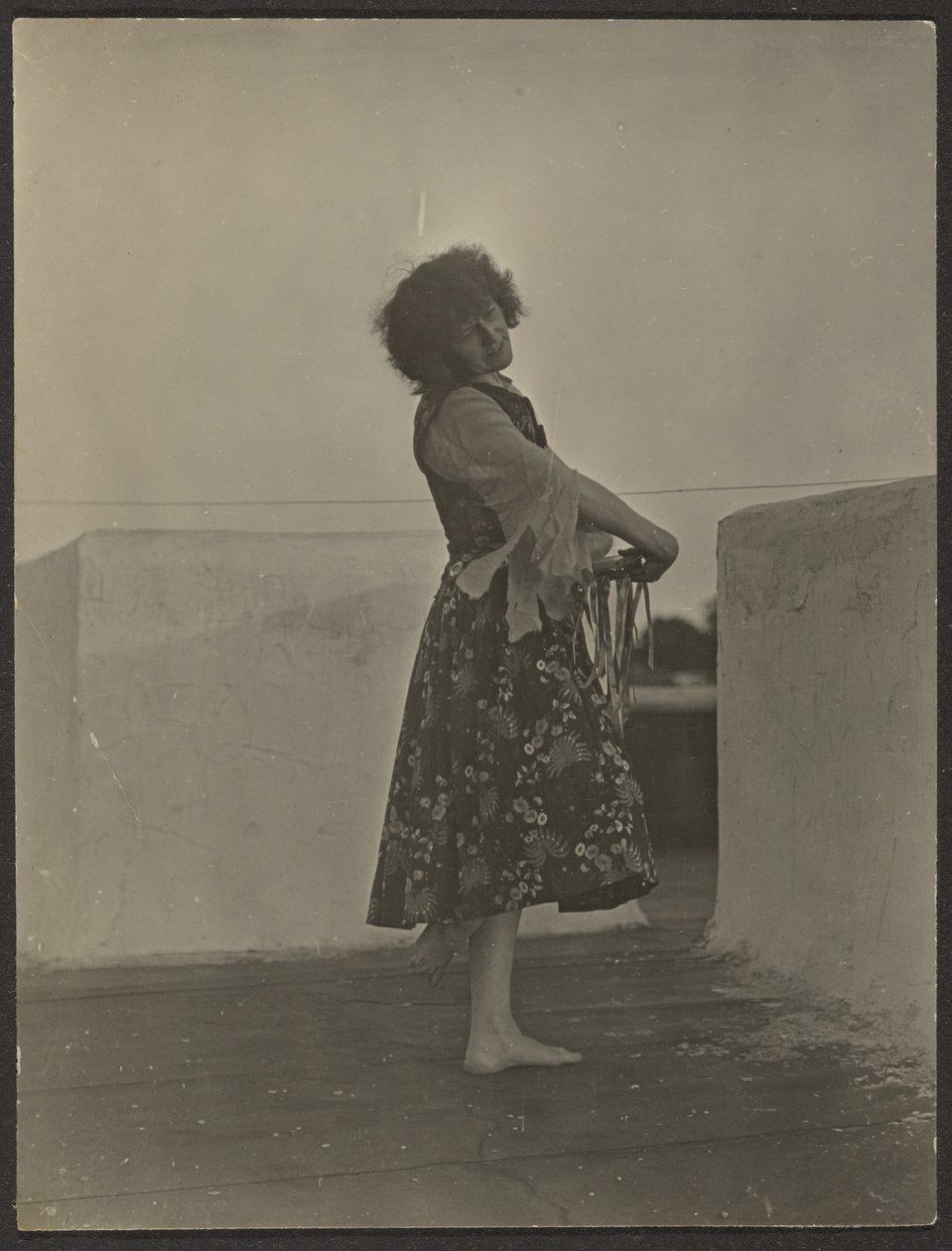 Florence Dancing on Roof by Louis Fleckenstein