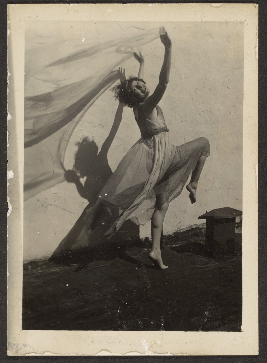 Florence Dancing on Rooftop by Louis Fleckenstein