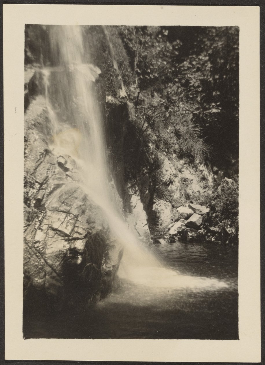 Landscape with Waterfall by Louis Fleckenstein