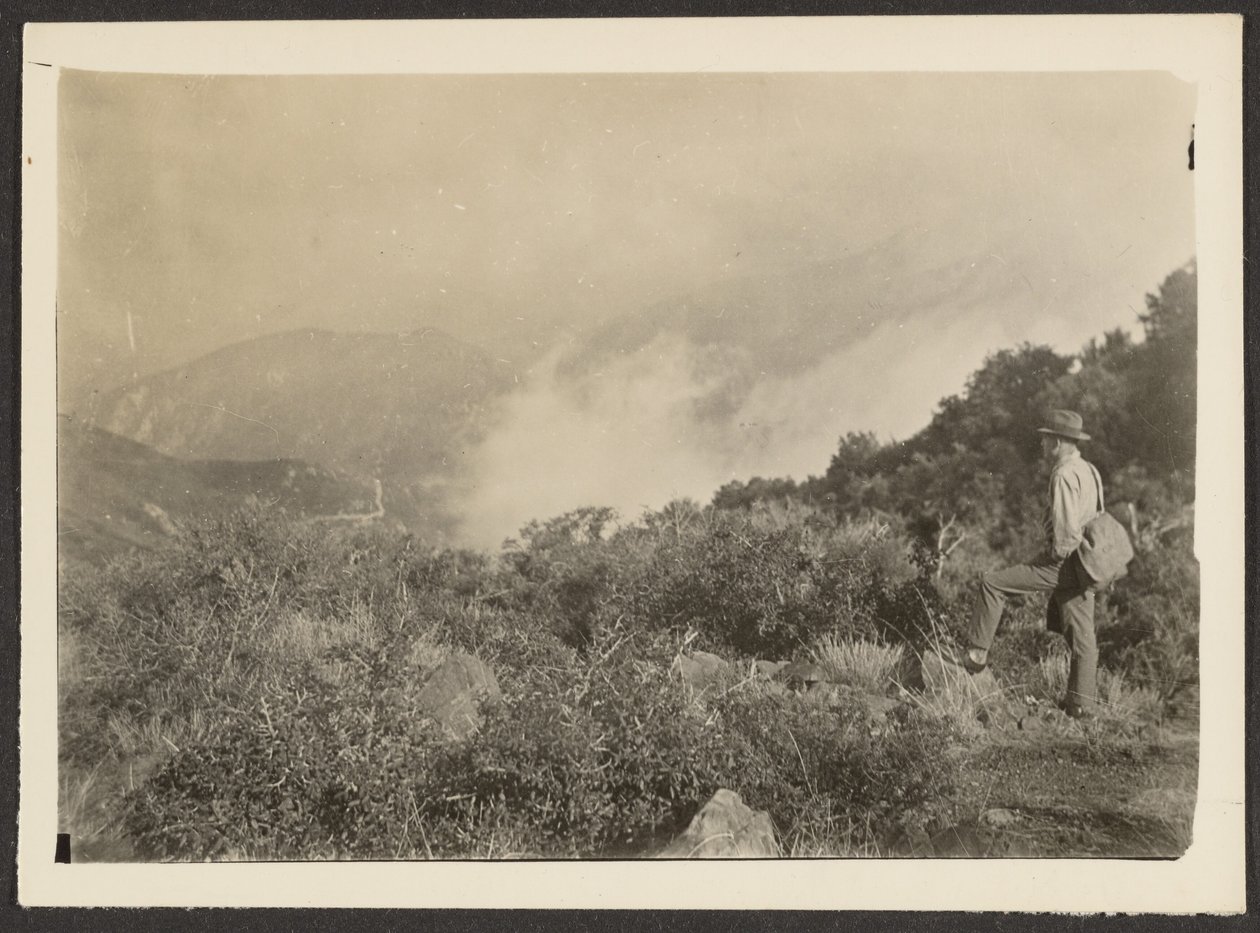 Man in Landscape by Louis Fleckenstein