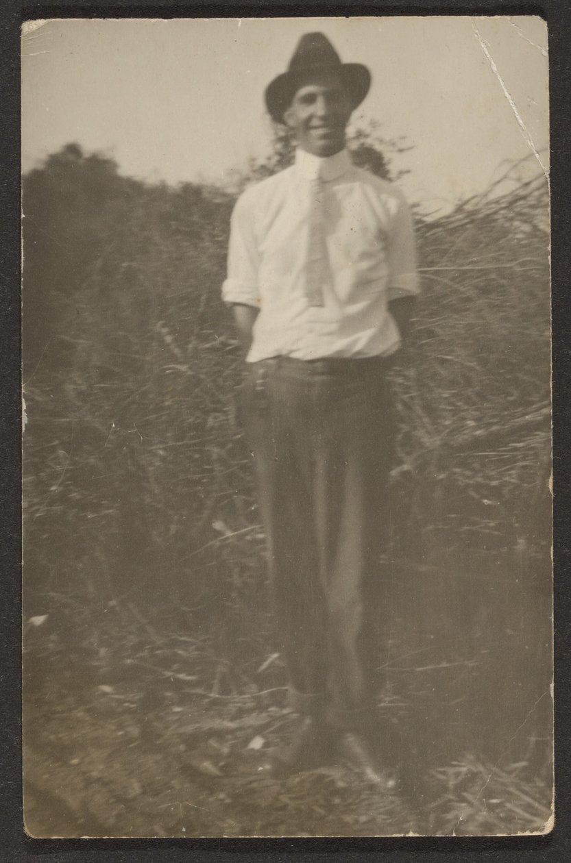 Man in Thicket by Louis Fleckenstein