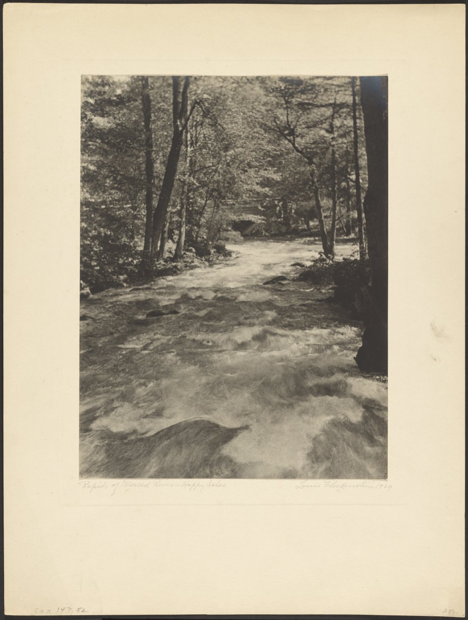 Rapids of Merced River - Happy Isles by Louis Fleckenstein