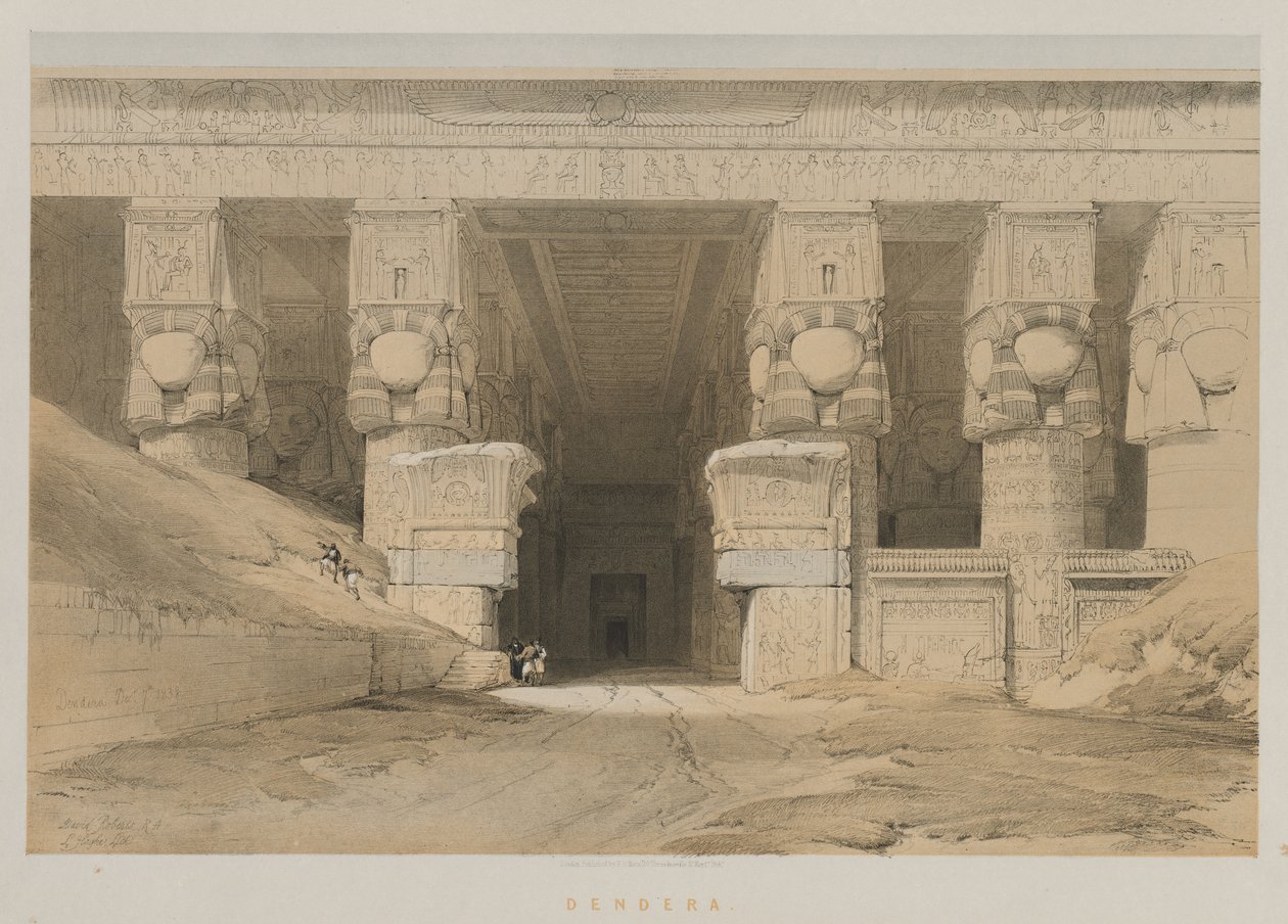 Egypt and Nubia, Volume I: Dendera, 1847 by Louis Haghe