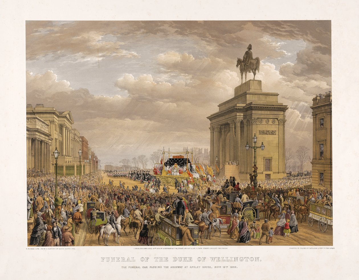 Funeral of the Duke of Wellington by Louis Haghe