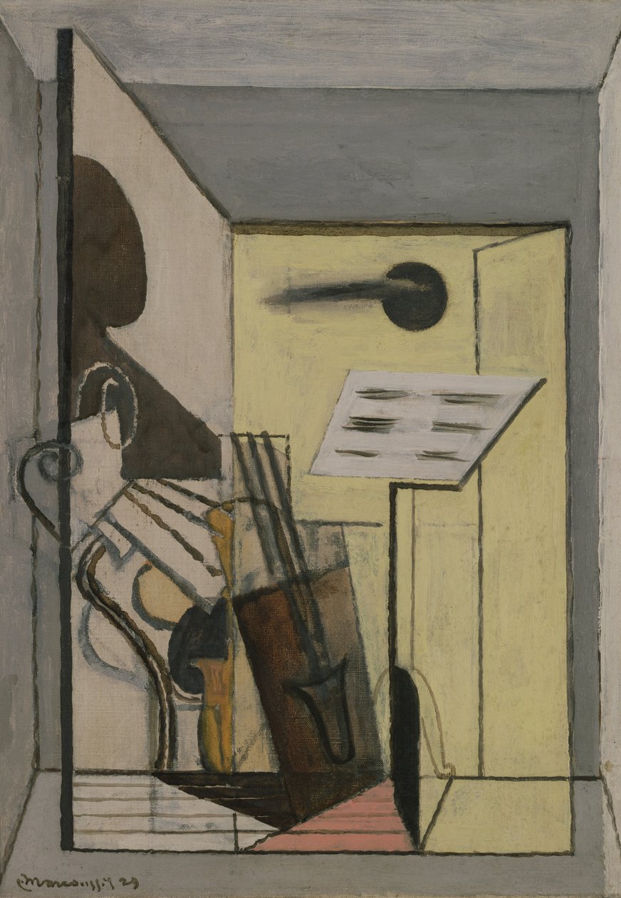 The Score Sheet, 1929 by Louis Marcoussis