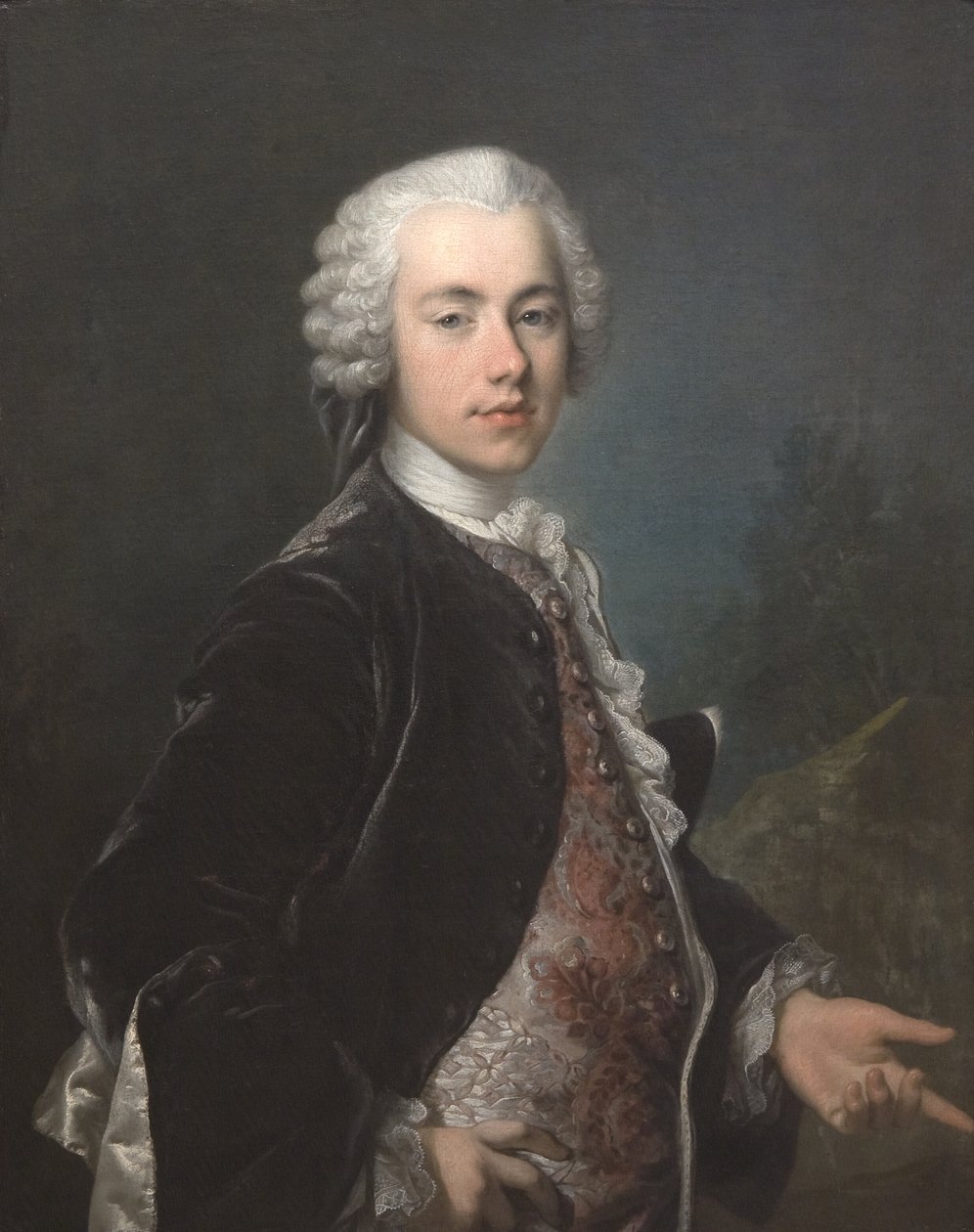Portrait of Frederik Berregaard by Louis Tocqué