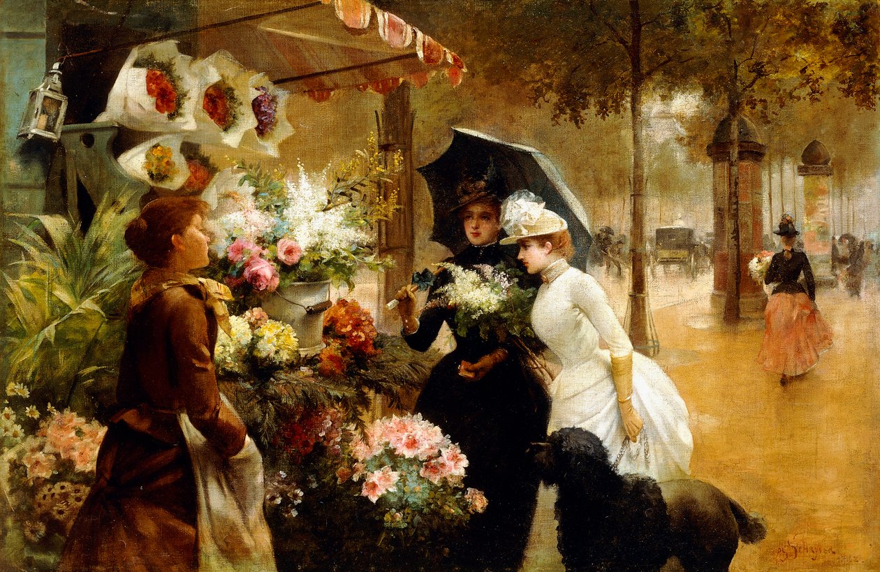 Summer Flowers by Louis de Schryver