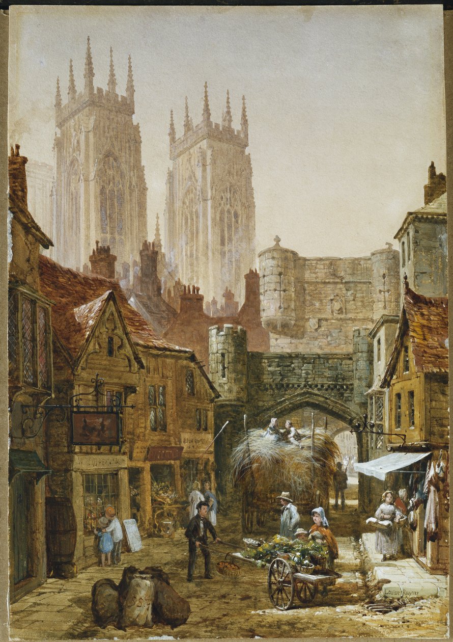 Bootham Bar, York by Louise Ingram Rayner