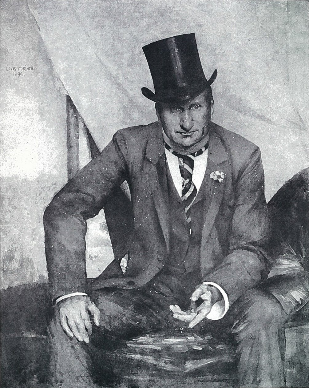 Portrait of Actor Rogall by Lovis Corinth