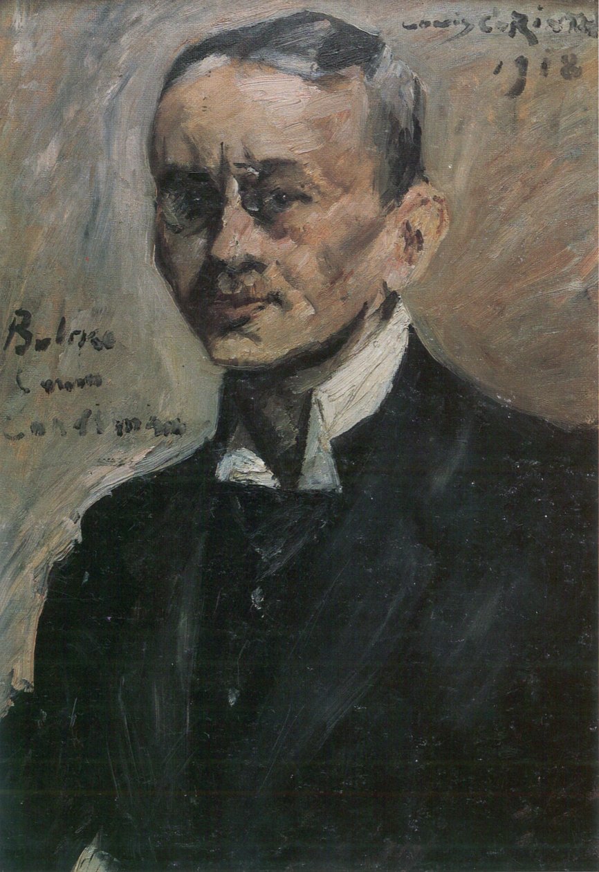 Portrait of the Writer Carl Bulcken by Lovis Corinth