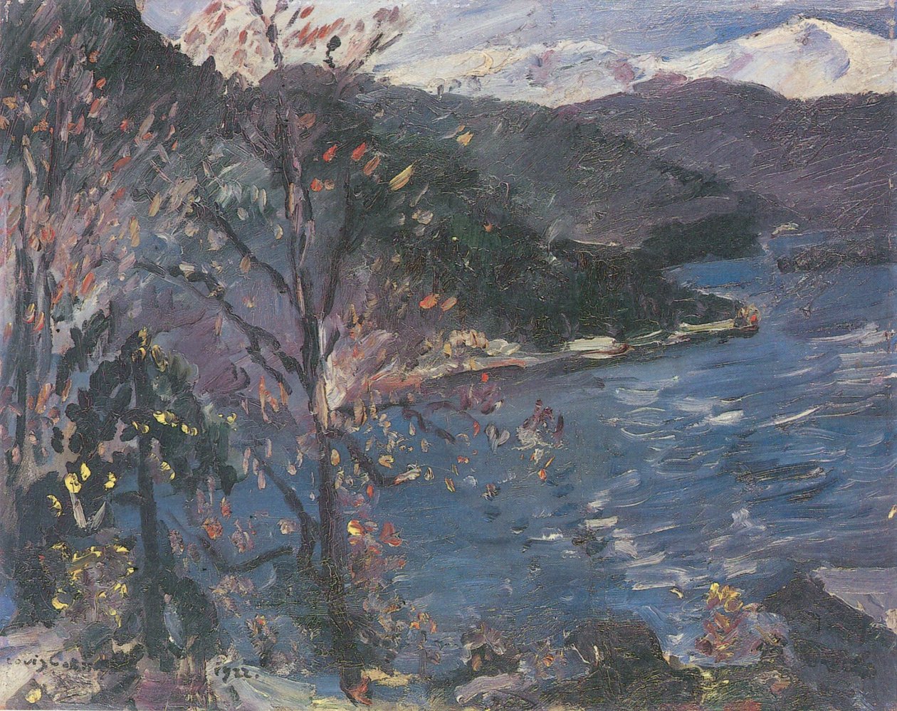 Walchensee in Autumn by Lovis Corinth