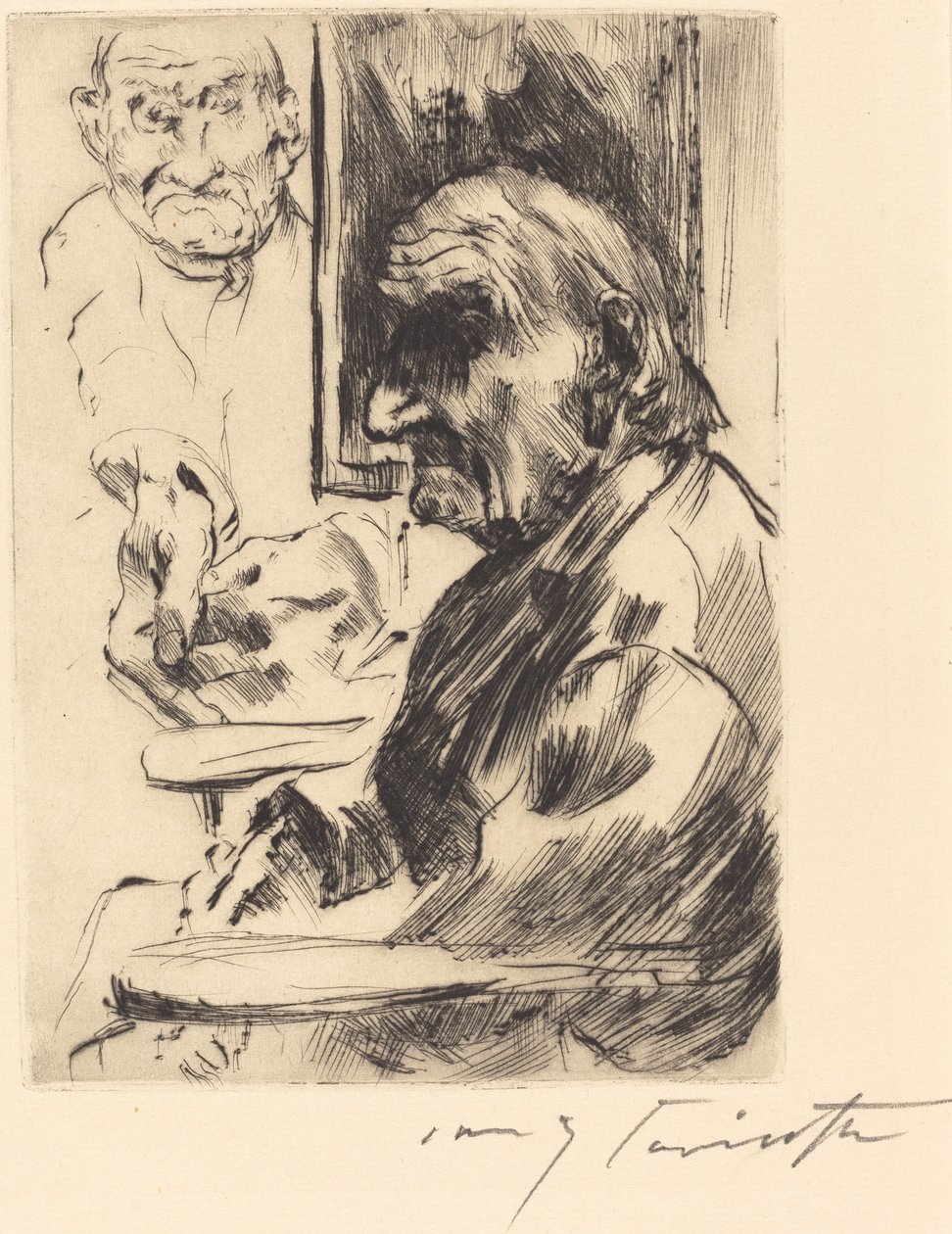 Old Man by Lovis Corinth