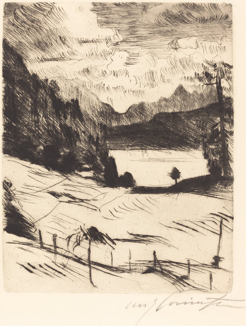 The Walchensee by Lovis Corinth
