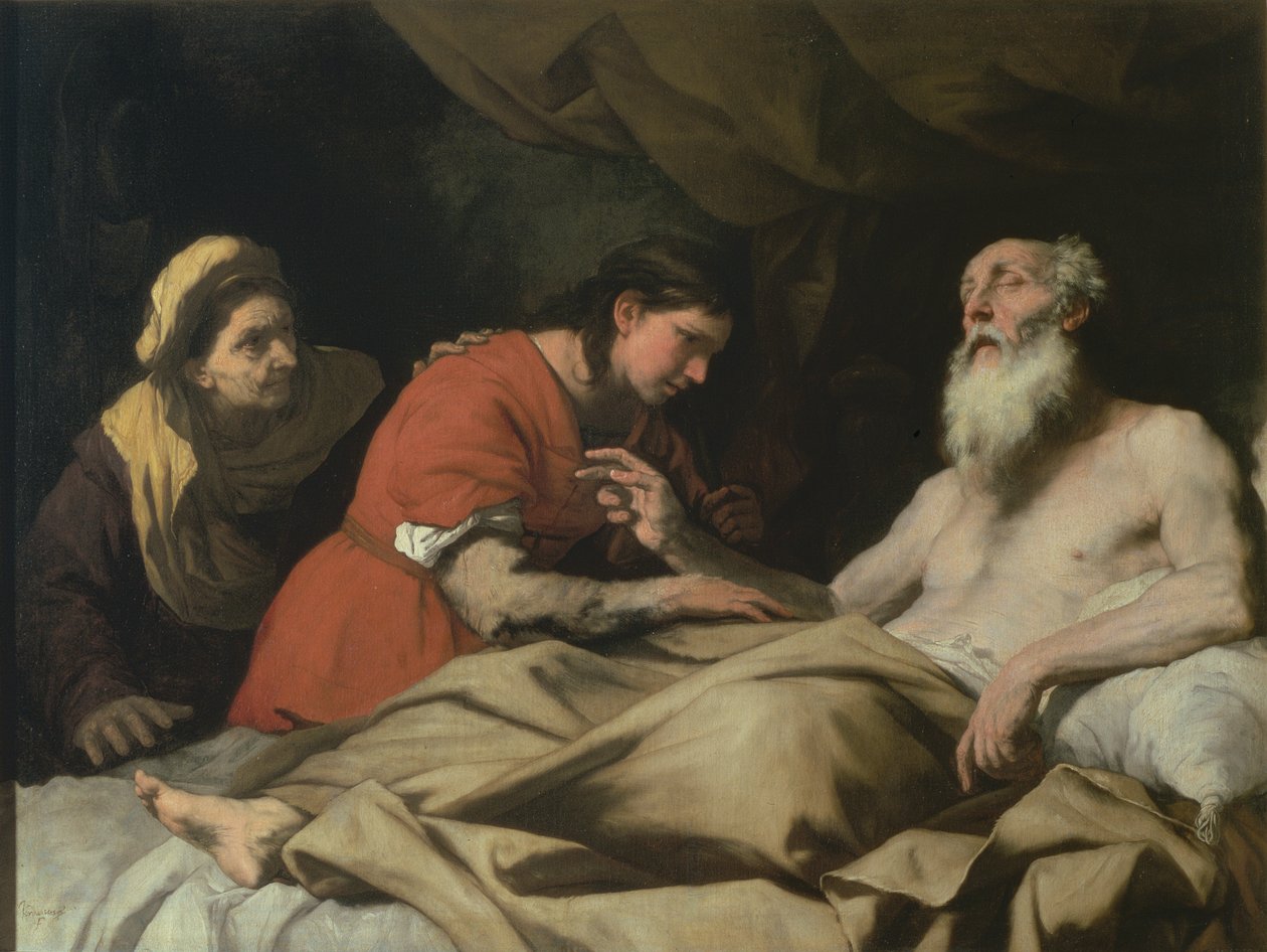 Issac Blessing Jacob by Luca Giordano