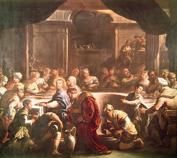 The Wedding Feast at Cana by Luca Giordano