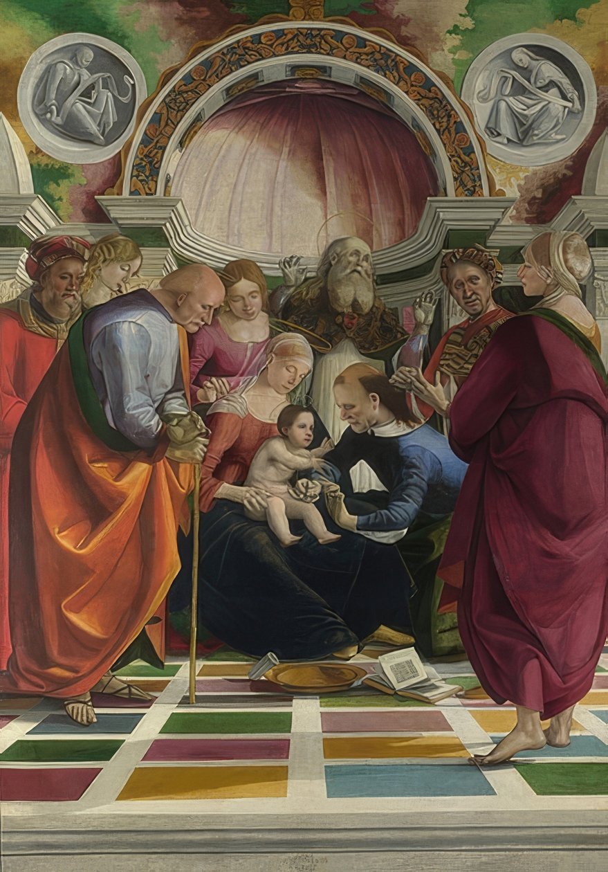 The Circumcision of Jesus. Around 1490-91 by Luca Signorelli
