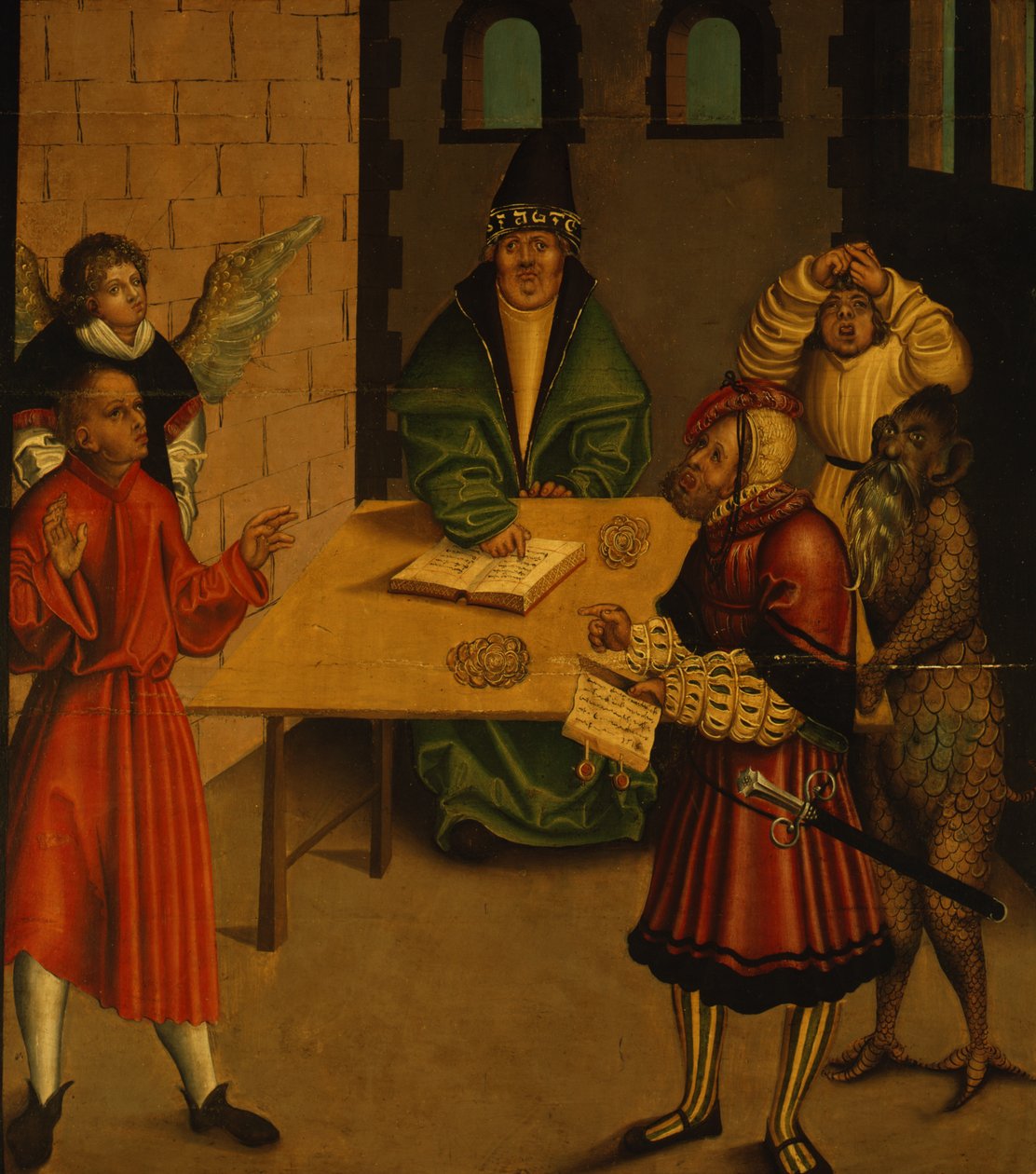 The Ten Commandments, 1516 by Lucas Cranach the Elder