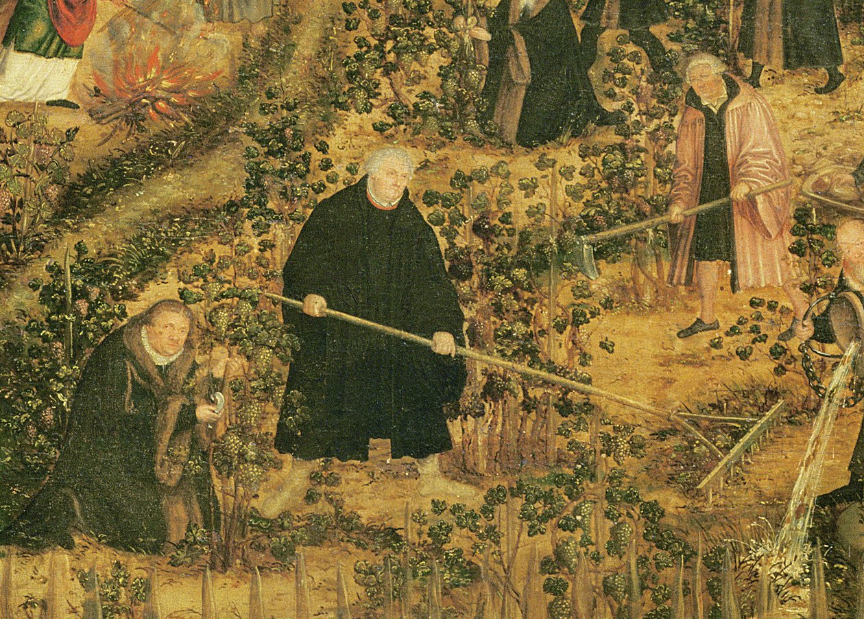 The Vineyard of the Lord, 1569 (detail) by Lucas Cranach the Younger