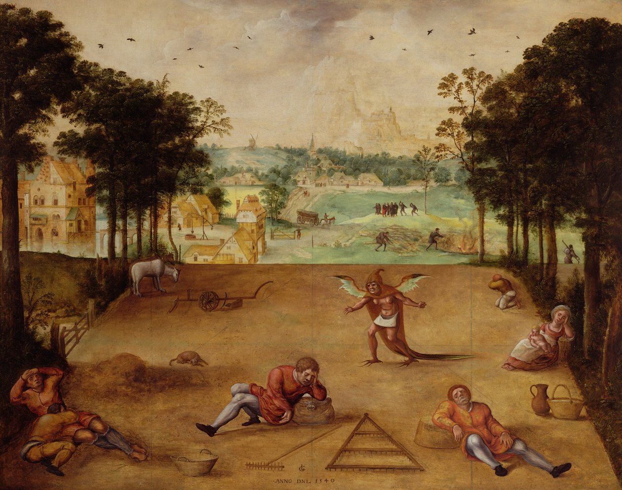 The Parable of the Wheat and the Tares by Lucas van Gassel