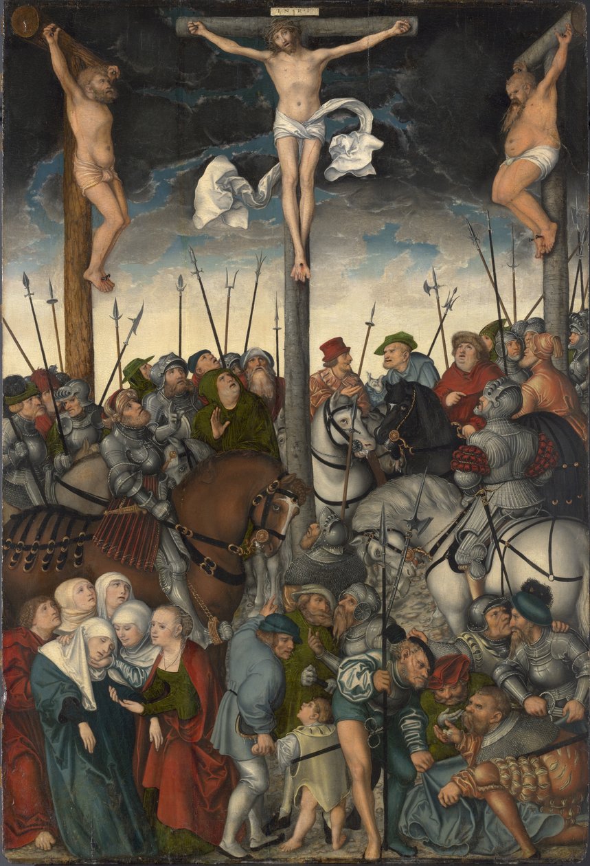 The Crucifixion by Lucas Cranach