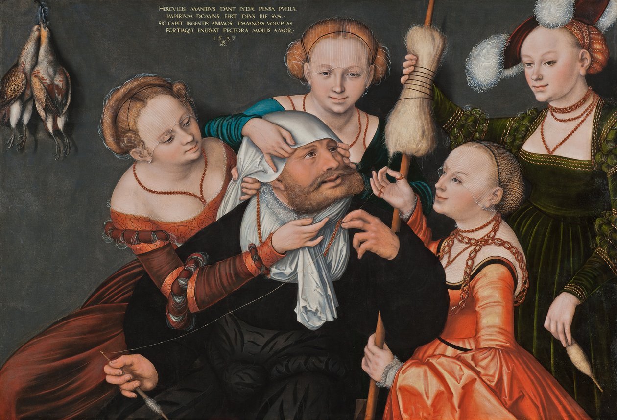 Hercules with Omphale by Lucas Cranach the Elder