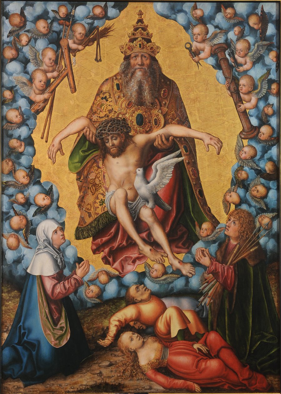 The Holy Trinity by Lucas Cranach the Elder