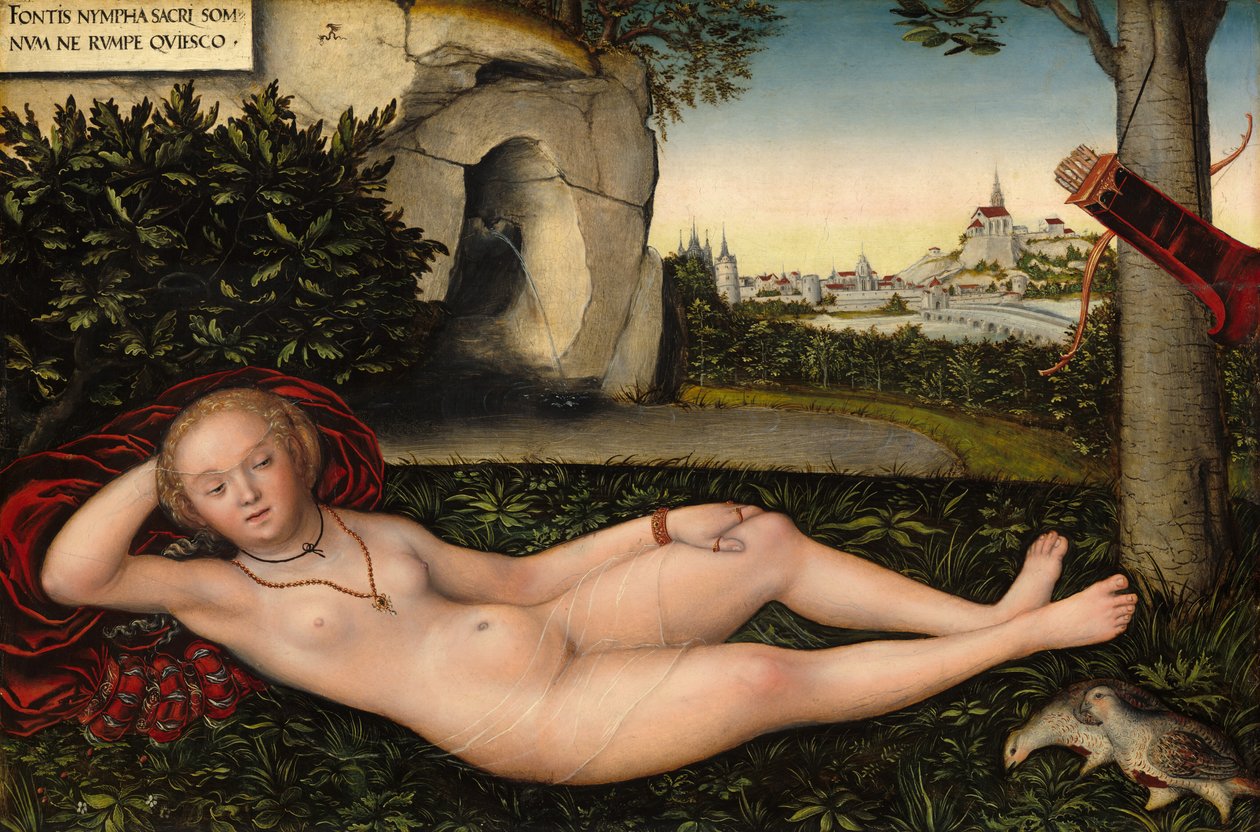 The Nymph of the Spring by Lucas Cranach the Elder
