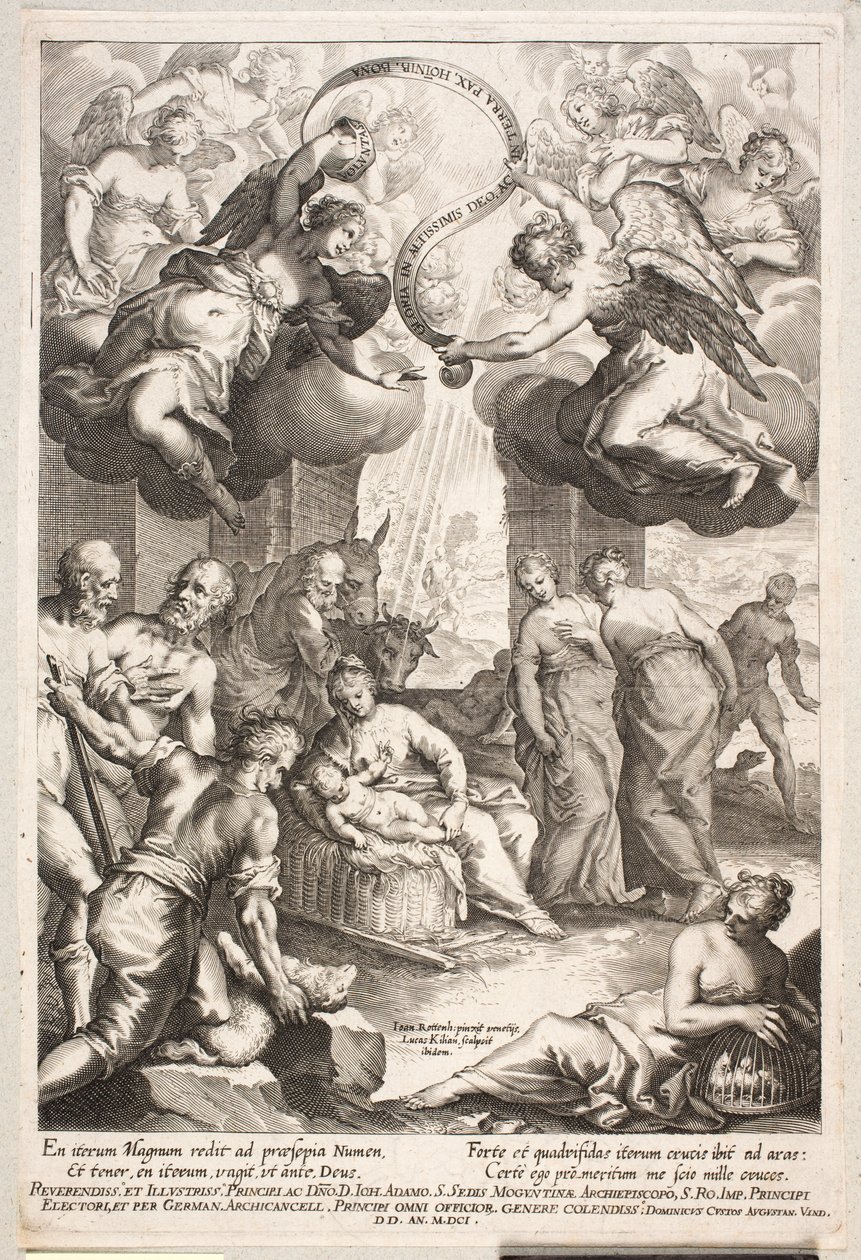 Adoration of the Shepherds by Lucas Kilian