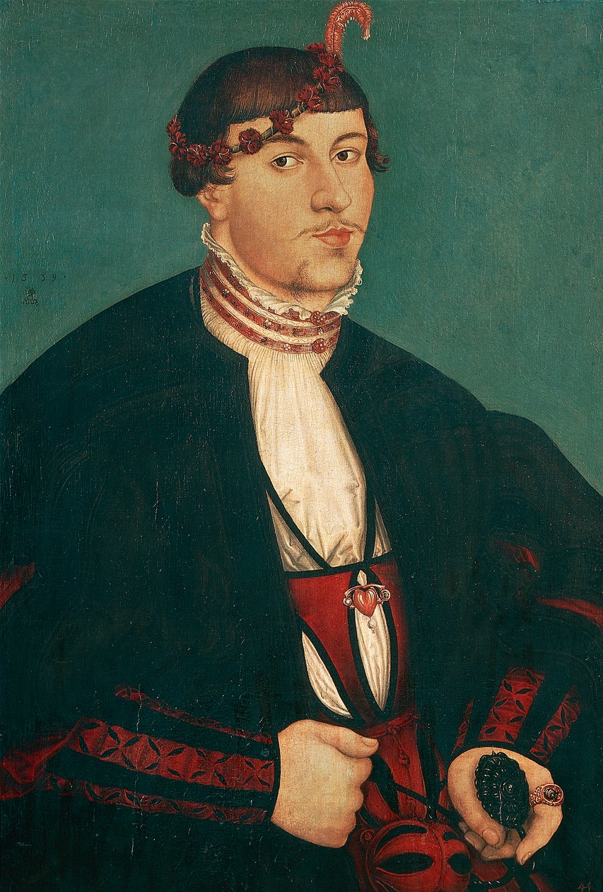 Portrait of Young Nobleman by Lucas the Elder Cranach