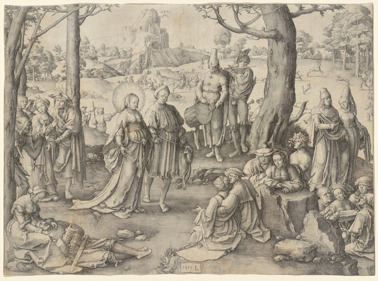 The Dance of Saint Mary Magdalene by Lucas van Leyden