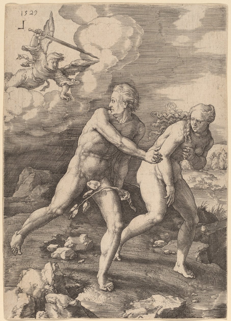 The Expulsion from Paradise by Lucas van Leyden