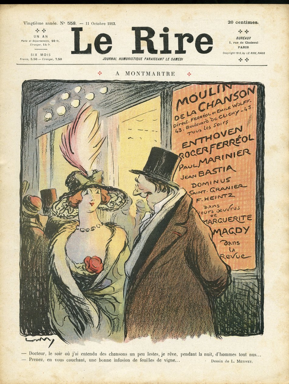 Cover of Le Rire by Lucien Metivet