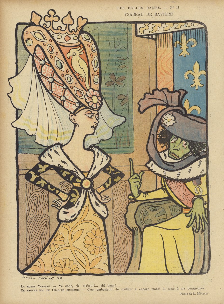 Illustration for Le Rire by Lucien Metivet