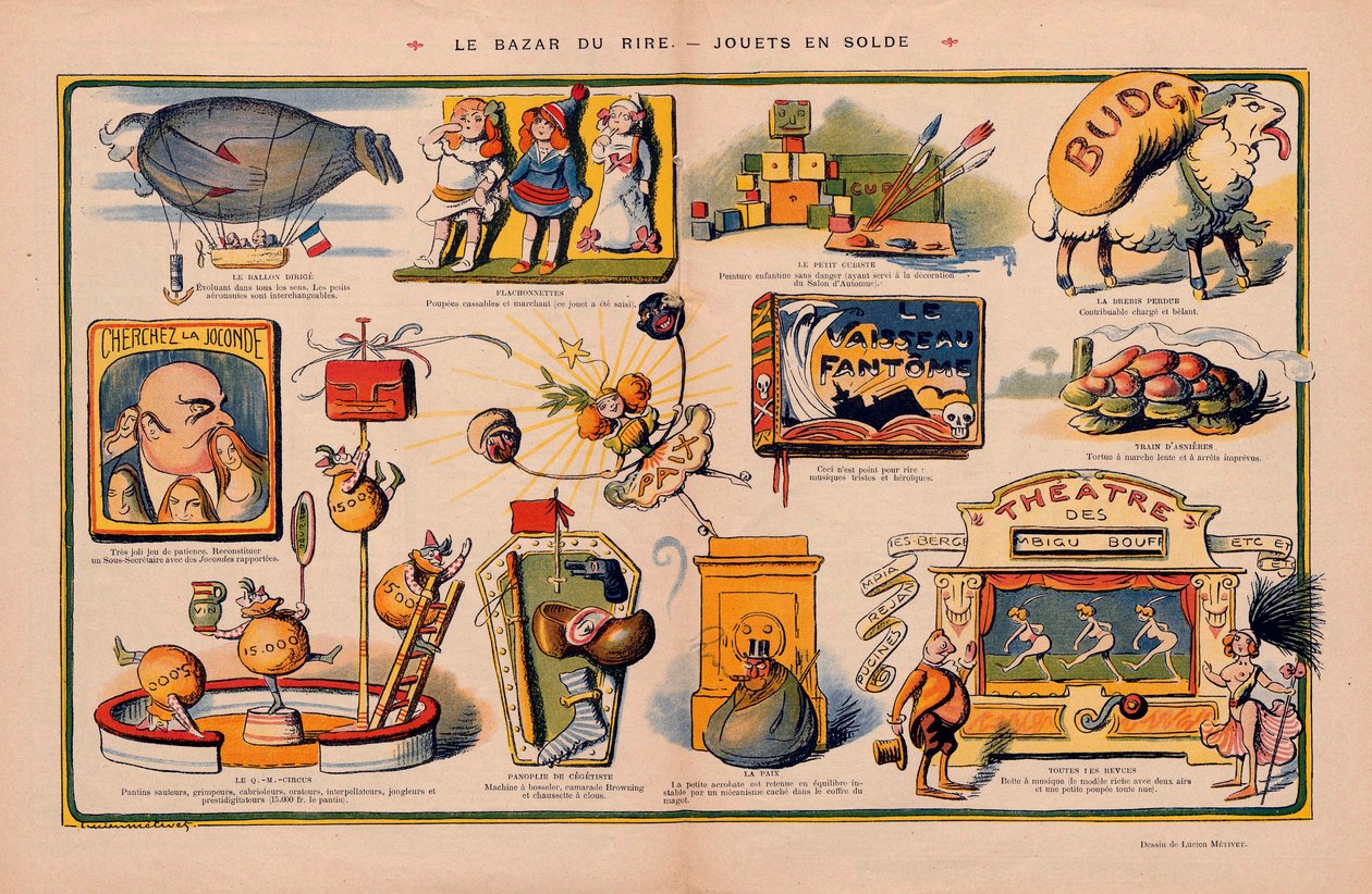 Le Rire, Satirical in Colors by Lucien Metivet