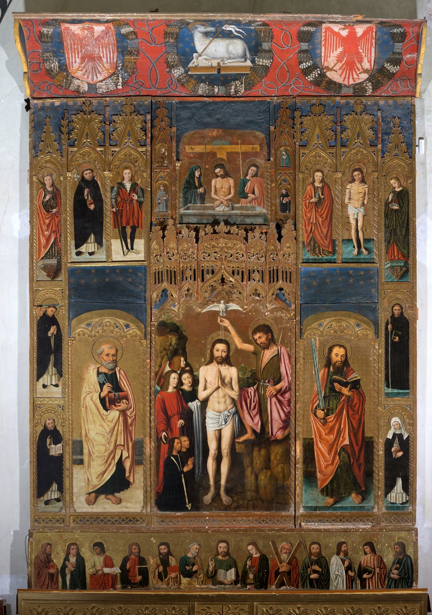 Polyptych of the Baptism of Christ by Ludovico Brea