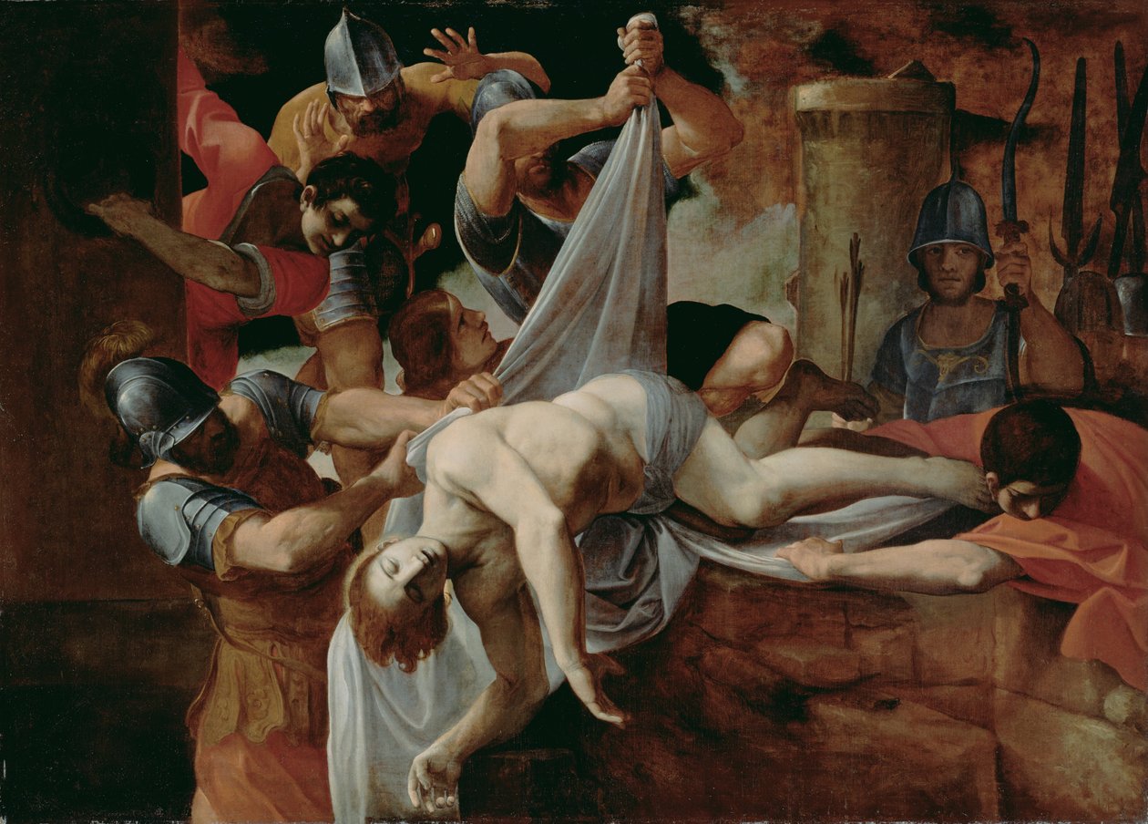 St. Sebastian Thrown into the Cloaca Maxima by Ludovico Carracci
