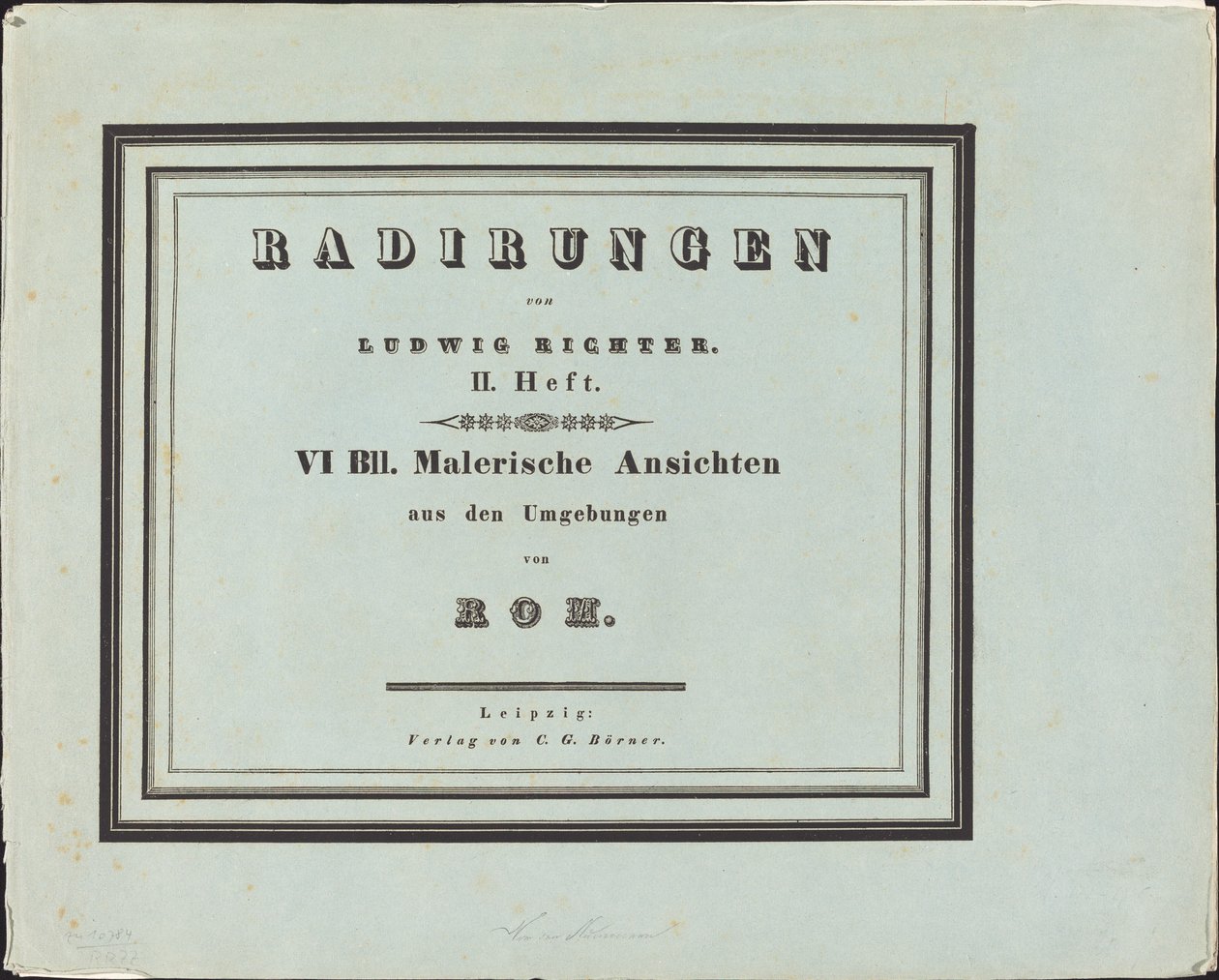 Picturesque Views from the Surroundings of Rome by Ludwig Richter